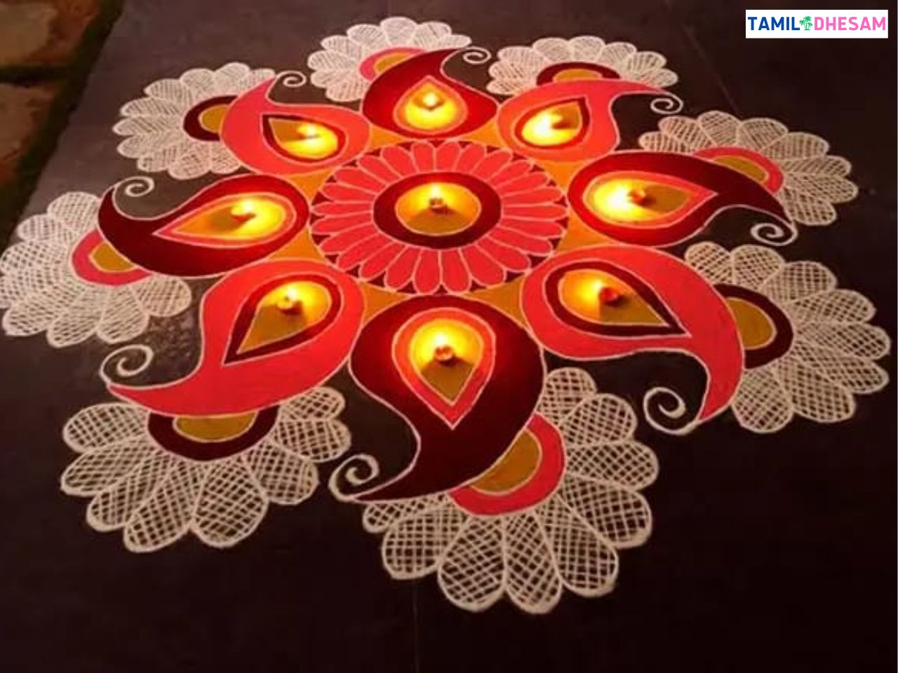கோலம் டிசைன் ரங்கோலி | Kolam Designs Rangoli